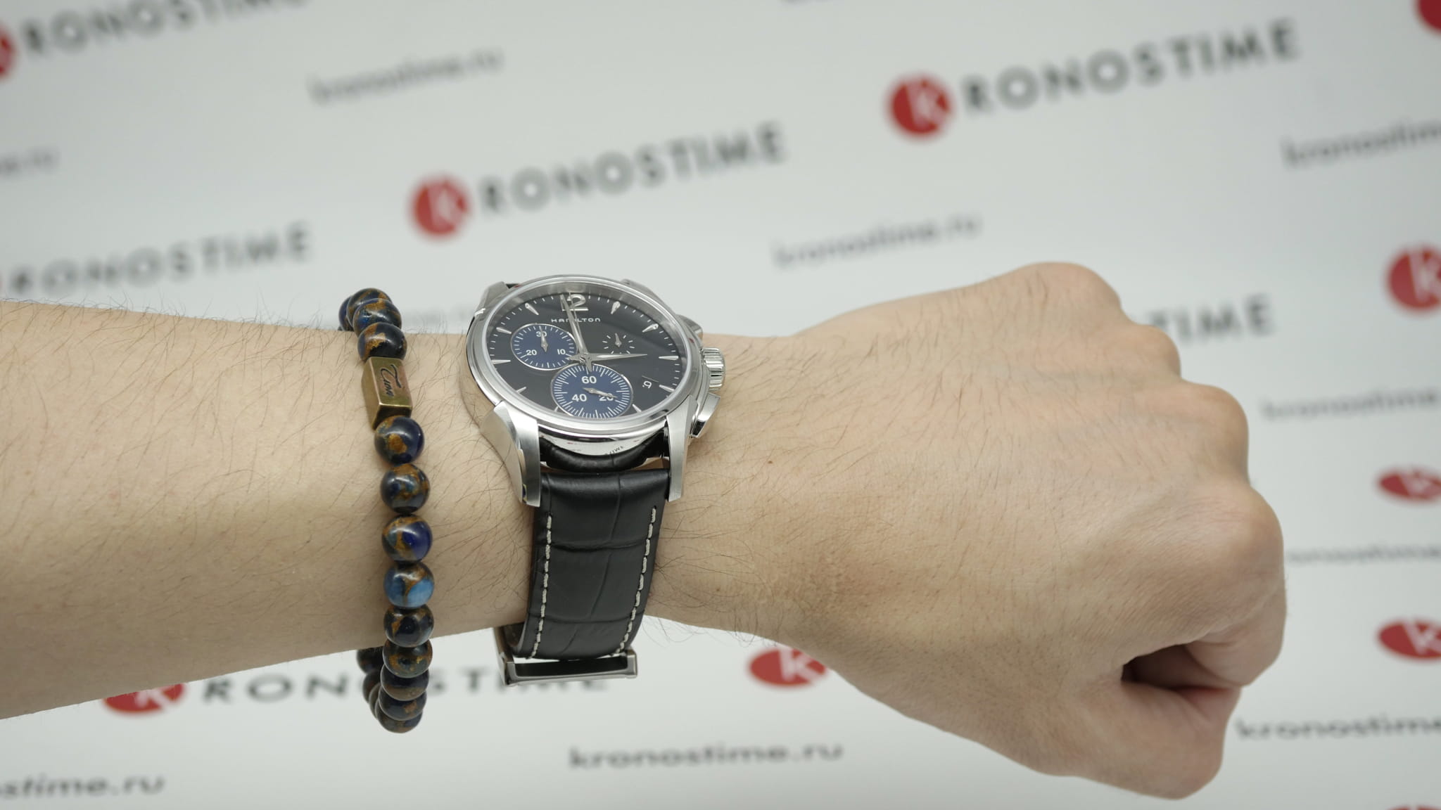 Hamilton Hamilton Jazzmaster Chrono Quartz H32612741 кварцевые часы с аксессуарами мужские часы модель H32612741